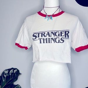 Upcycled Stranger things crop